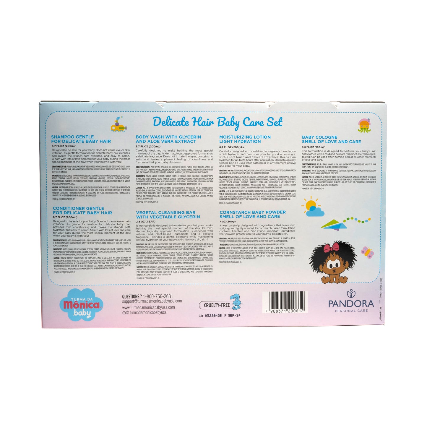 Delicate Hair Baby Care Set